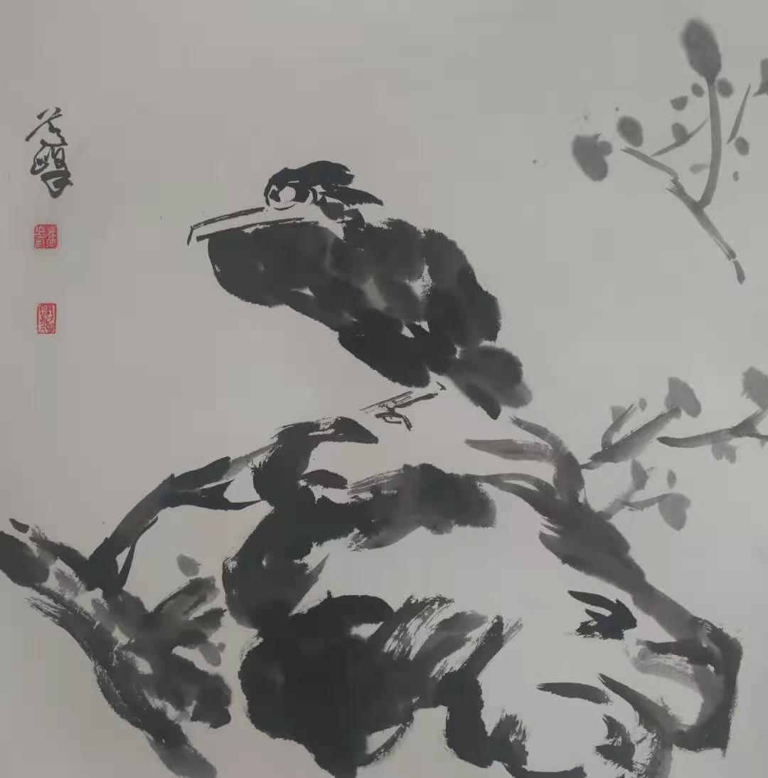 着墨不多，意境深远——文人画家蒿峰水墨画体现出的宁静心境与守正风范