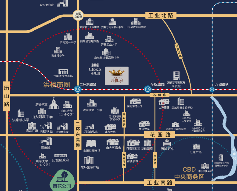 济南地铁2号线3月20日投入商业运营，洪楼片区电建洺悦府迎来今年最大利好