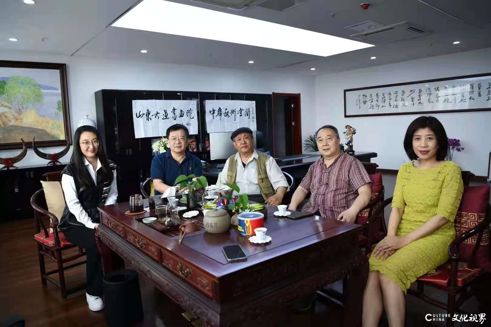 师生同挥毫，春来意韵生——著名画家刘玉璞、吴欣民走进文化视界