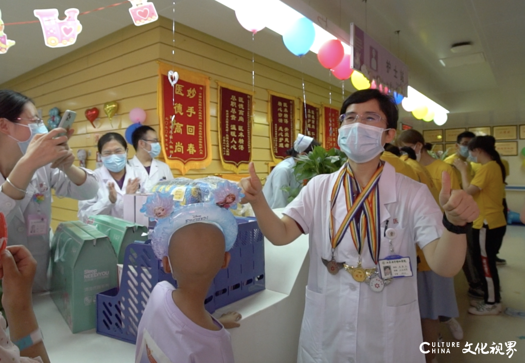 山东省脐血库举行趣味运动会，为血液病患儿送去节日的快乐
