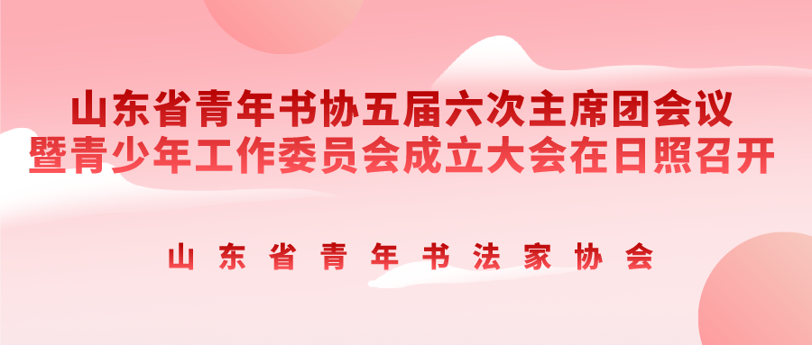 山东省青年书协五届六次主席团会议暨青少年工作委员会成立大会在日照召开