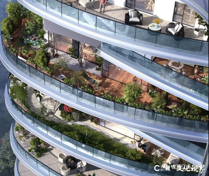 6米挑高飘台、垂直森居空间……济宁龙翔·江东华府4.0建筑让自然、生态、生活融洽结合