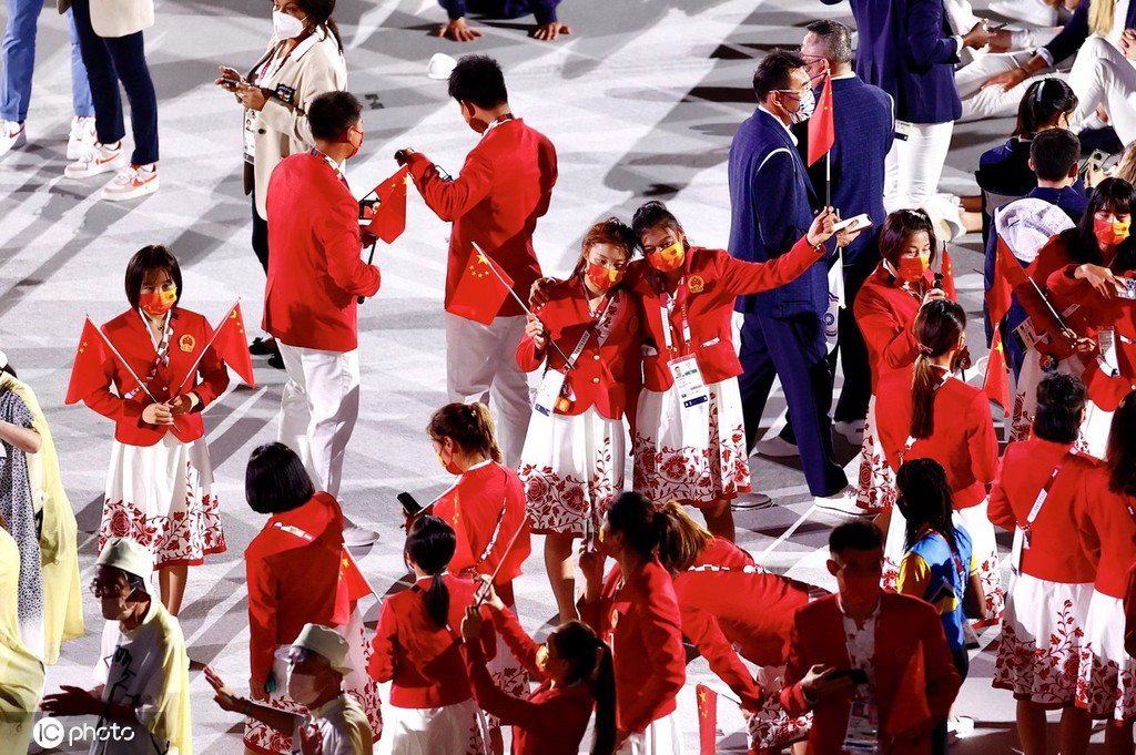 东京奥运会开幕，中国奥运代表团第110个出场！