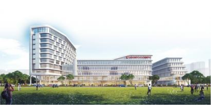 济南高新区5个医疗设施项目同时施工建设