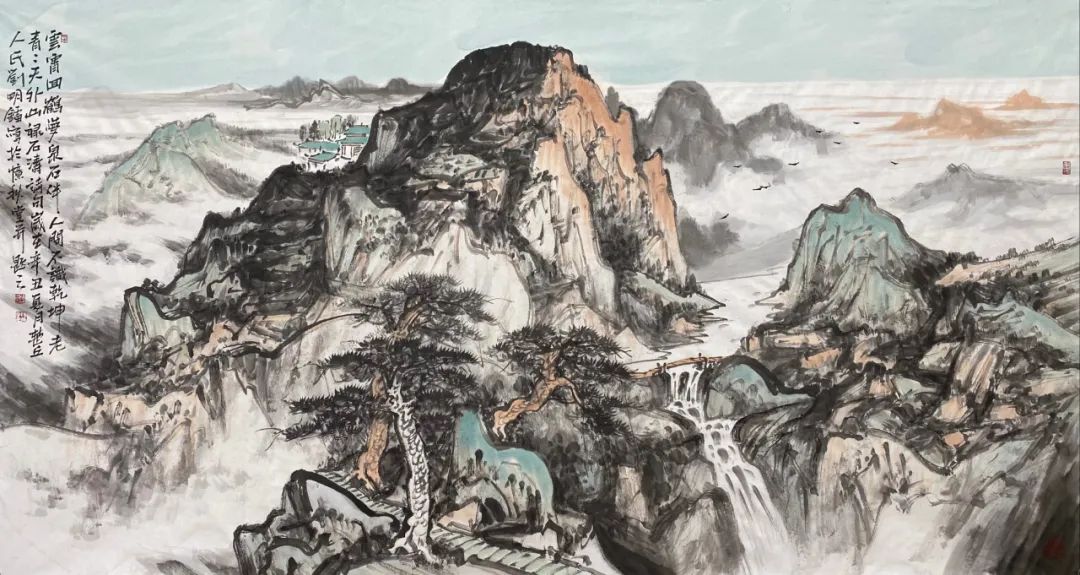 青年画家刘明雷将参展“水墨丹青——第九届济南泉水节书画名家邀请展”，展期8月21-25日