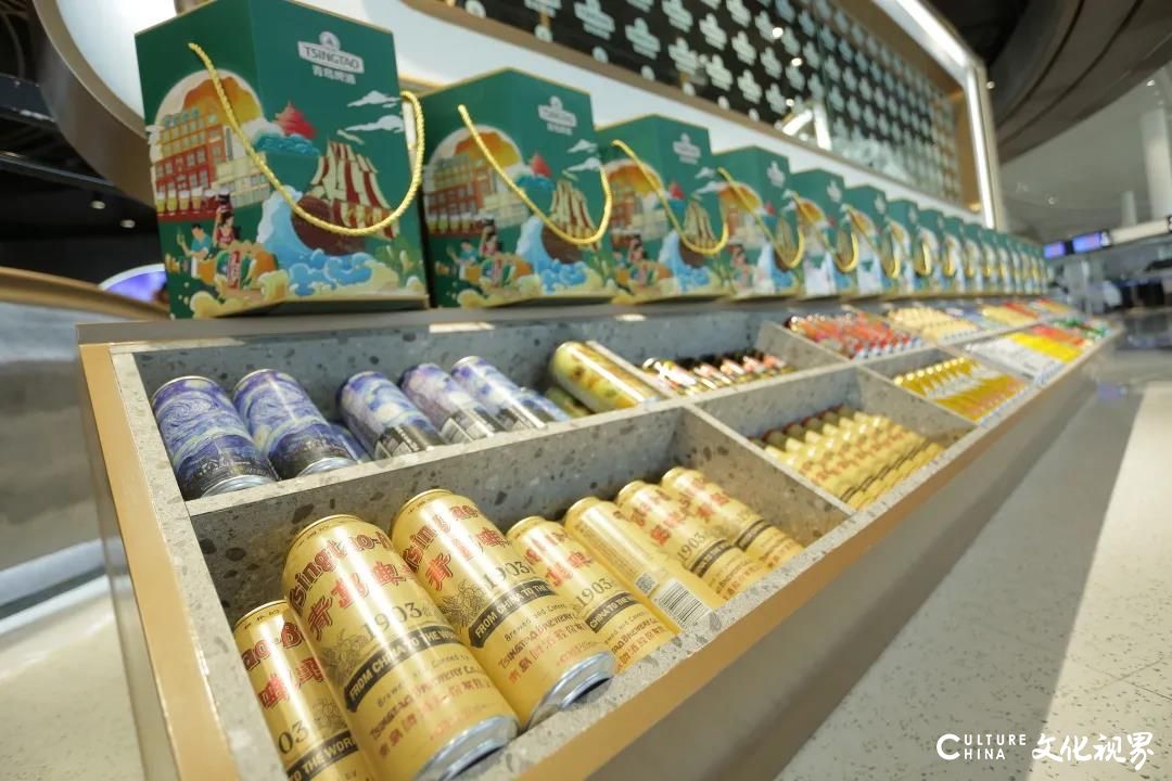 三家青岛啤酒“飞行品鉴店”入驻青岛胶东国际机场，炫到令人陶醉