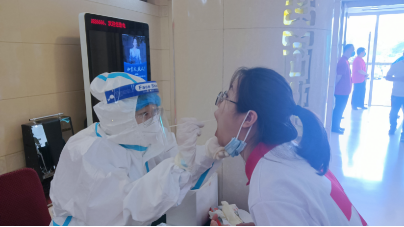 银丰基因5G移动核酸检测实验室助力“山东省红十字会九代会”顺利召开