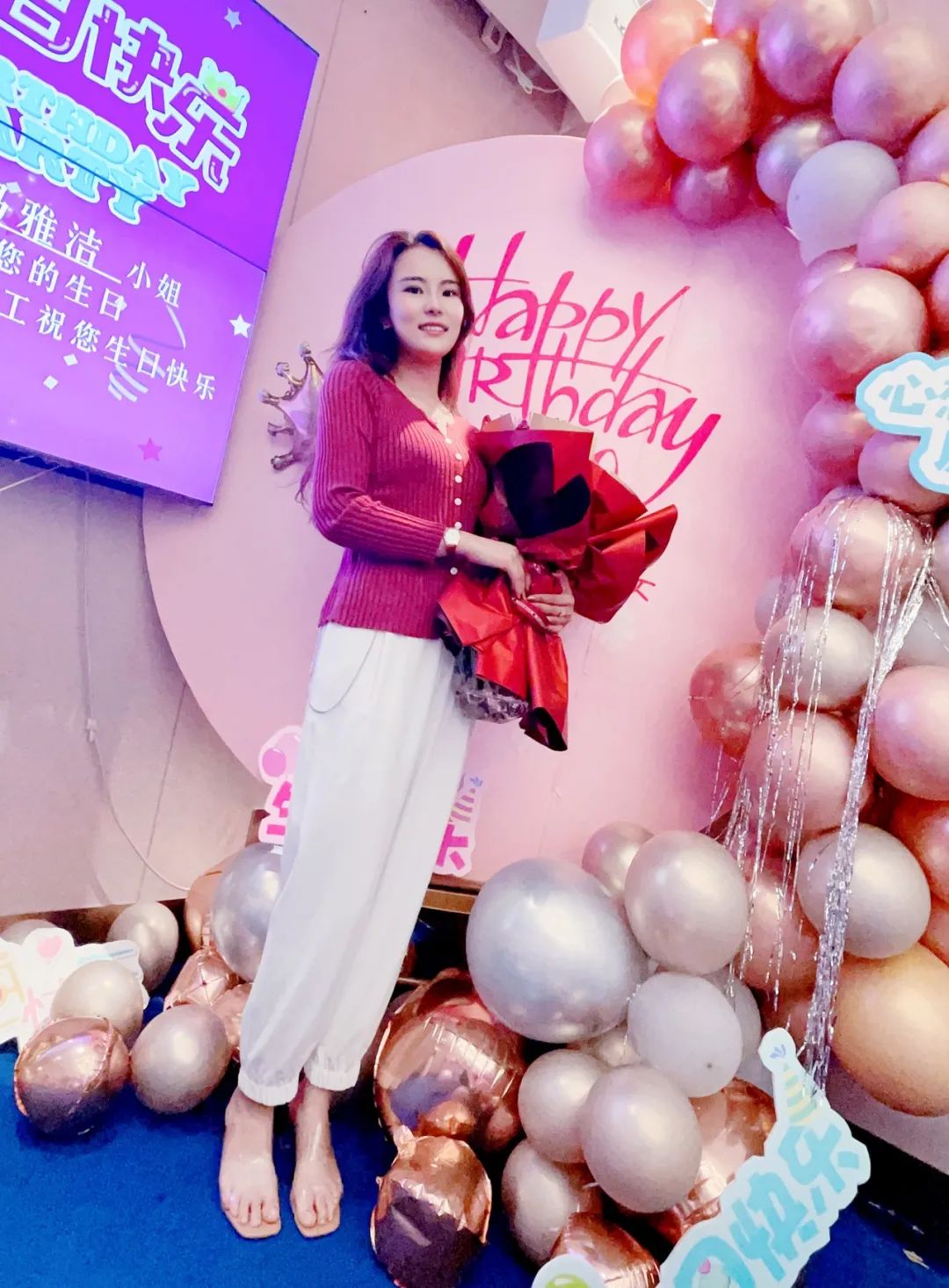 莎蔓莉莎北京事业群青岛上流汇店为老顾客举办生日会