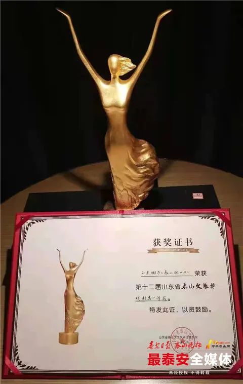 泰安市3项作品荣获第十二届山东省“泰山文艺奖”