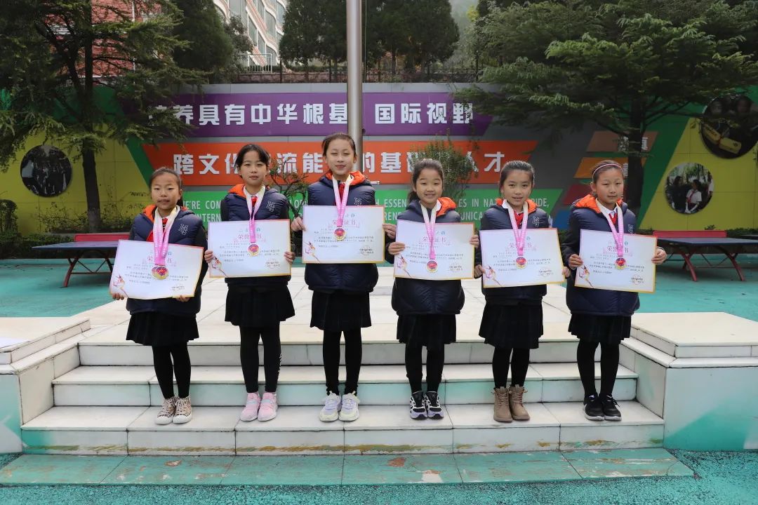 济南外国语学校开元国际分校在市级艺术体操比赛中获大奖