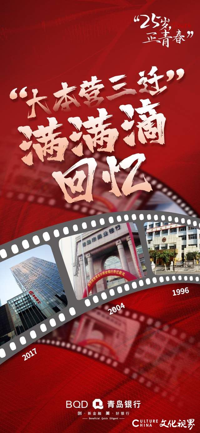 1996-2021，青岛银行“25岁正青春”