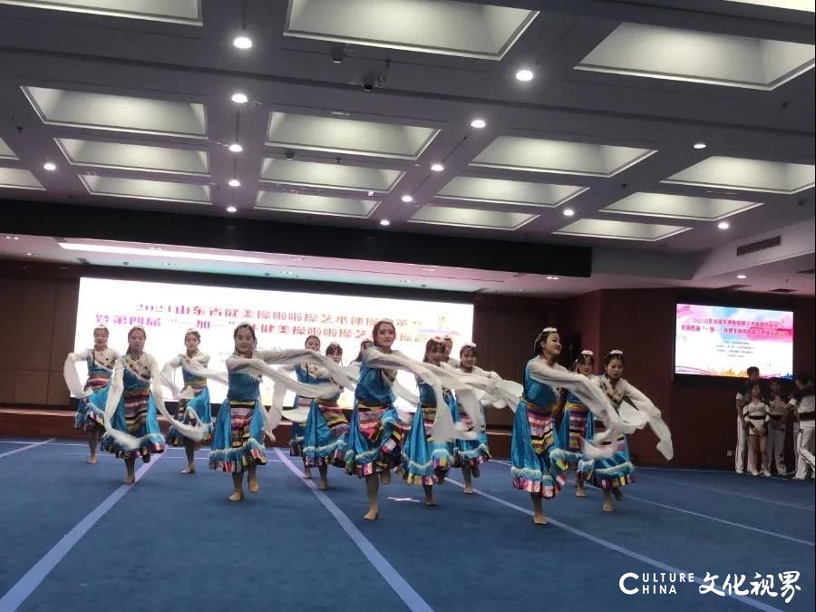 济南职业学院在2021年山东省健美操、啦啦操精英赛中获得多项佳绩