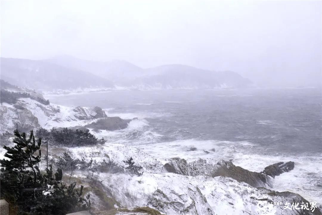 花雪随风不厌看，雪中的威海刘公岛风景如梦如画
