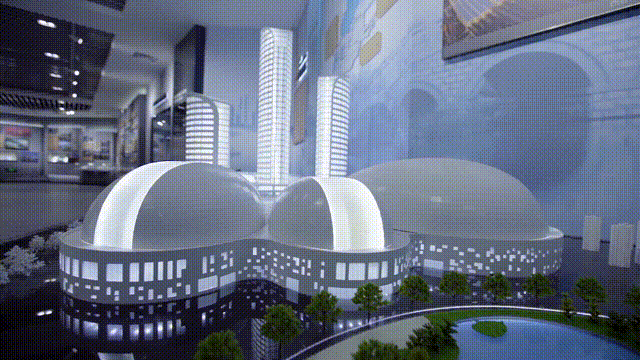 企业“建证”城市蝶变，新之航设计施工的济南城市建设集团展馆开馆运营