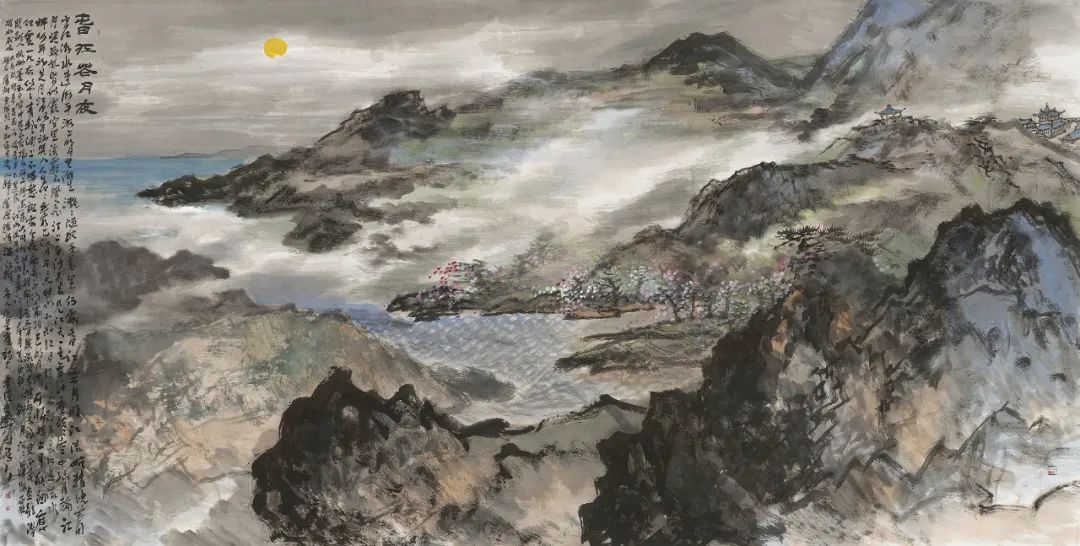 何处春江无月明，青年画家孙文韬受邀参展“大画诗意——首届优秀古诗词文化主题创作展”