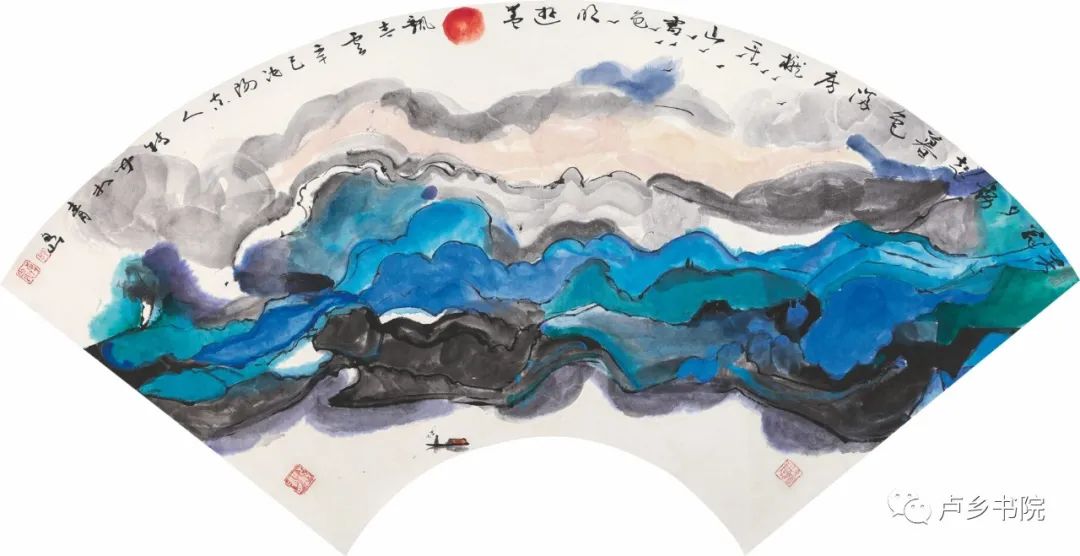 染尽青山赭红妆，溪林叶落飘金黄——著名画家孙博文彩墨艺术的卓越性评述