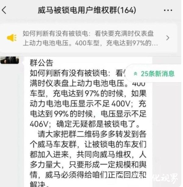 威马“锁电”惹众怒，173名车主联名诉讼维权