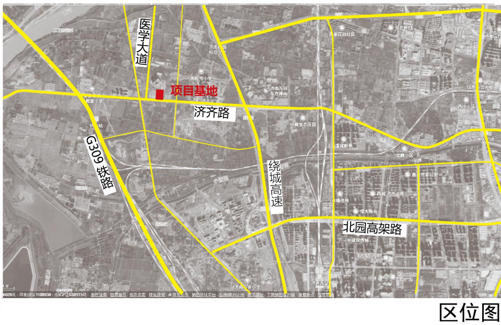 济南将建地标式城市公交枢纽型商办新中心，位于济齐路以北、医学大道以东