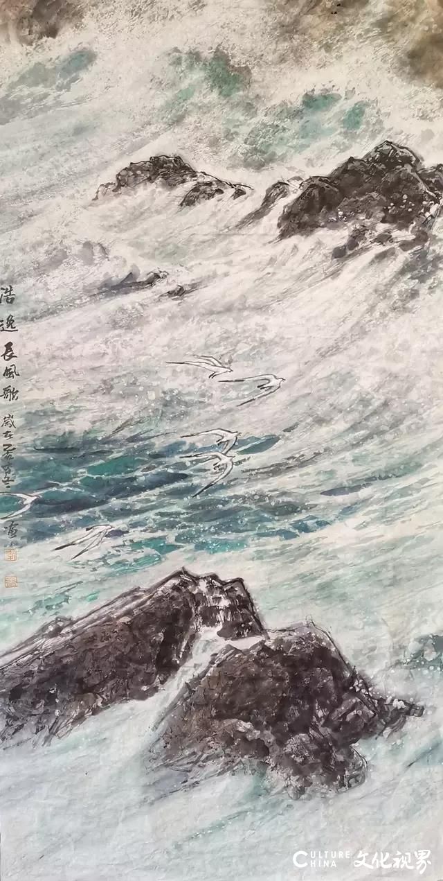 承海洋画派，拓建筑人物——著名画家李冬画作的浩瀚之境与使命担当