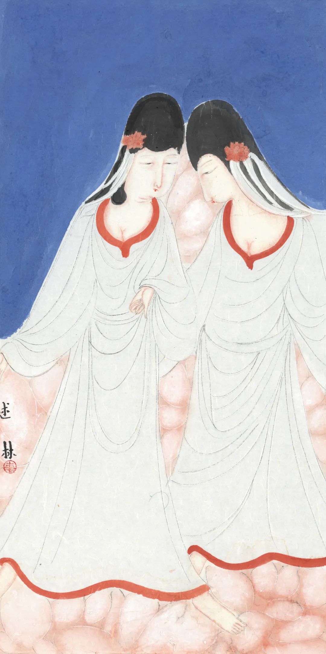 观花逐月，著名画家宋述林应邀亮相第二届“舞东风——当代中国画名家迎春展”