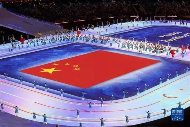 北京2022年冬残奥会开幕式举行，中国队出场引起全场沸腾