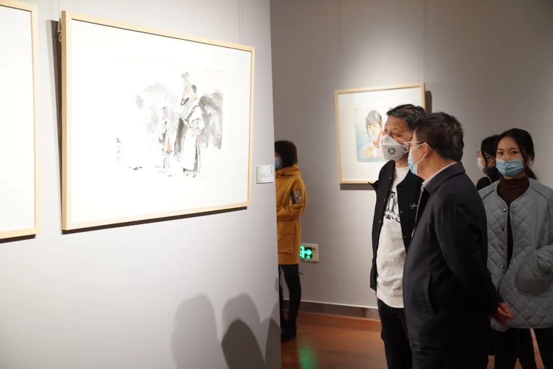 ​“文心 | 吴磊 杨晓刚 李岩中国画三人展”在济南开幕，展期至3月10日