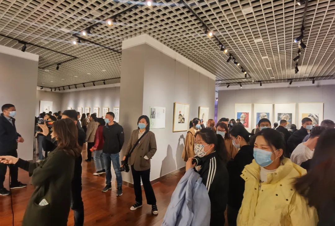 ​“文心 | 吴磊 杨晓刚 李岩中国画三人展”在济南开幕，展期至3月10日