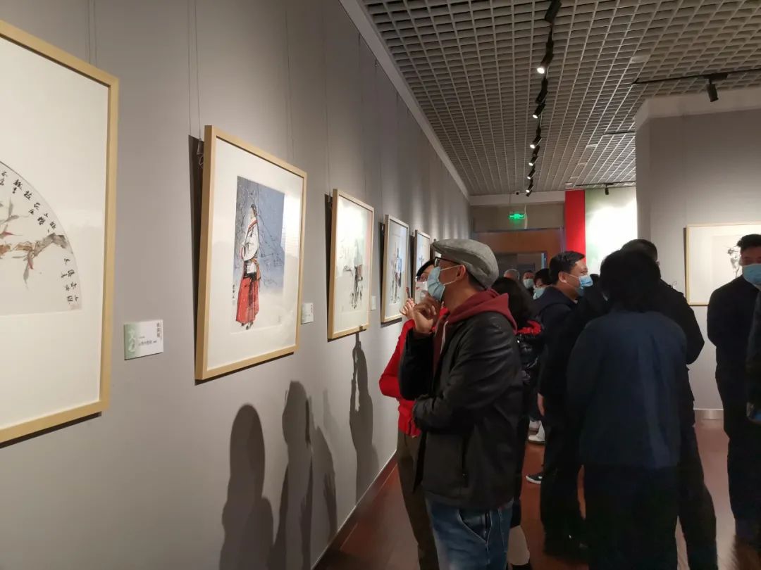 ​“文心 | 吴磊 杨晓刚 李岩中国画三人展”在济南开幕，展期至3月10日