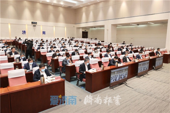 济南市国有企业改革发展工作会议召开，孙述涛出席并讲话