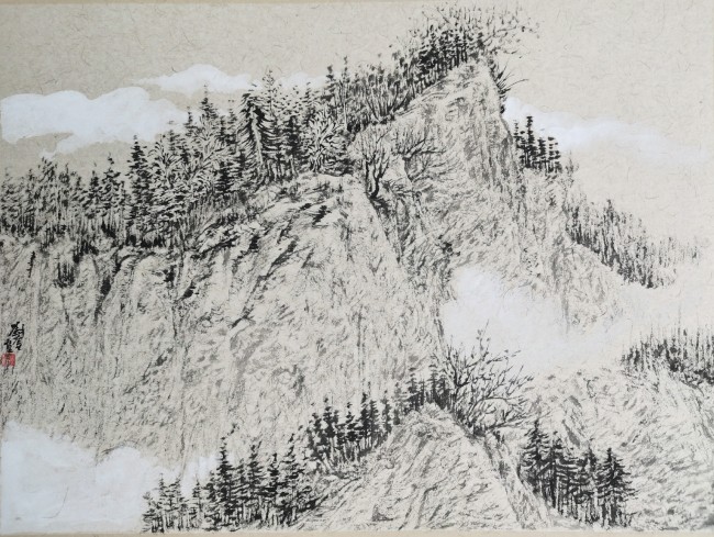 一路看山一路绘画——青年画家刘奎用脚步丈量“笔墨山川”