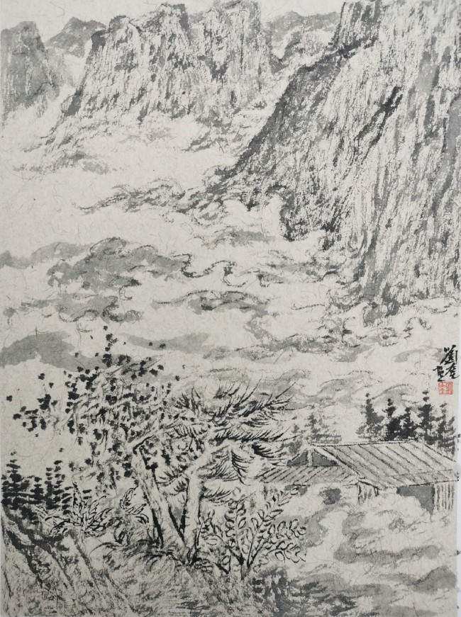 一路看山一路绘画——青年画家刘奎用脚步丈量“笔墨山川”