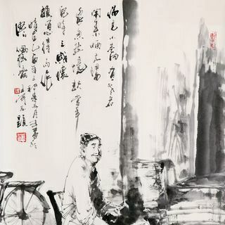 古拙典雅  笔墨清新——著名画家王河在山水、人物、花鸟方面的深厚造诣