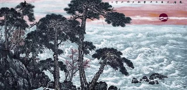 东海日出 南山赏雪——著名画家萧维永笔墨绘就“中华魂”