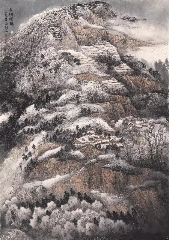 东海日出 南山赏雪——著名画家萧维永笔墨绘就“中华魂”