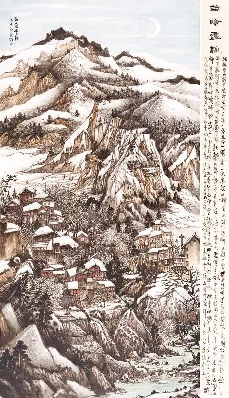 东海日出 南山赏雪——著名画家萧维永笔墨绘就“中华魂”