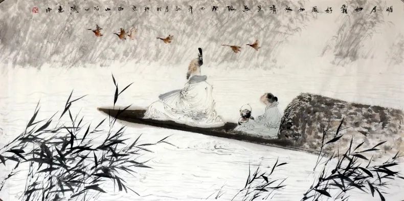 触摸传统   展现节奏——著名画家任惠中水墨人物画的审美趣味