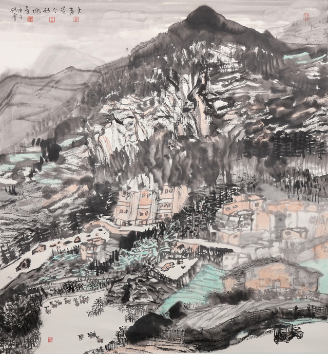 水墨含真情 最美是家山——著名画家韦俊平作品清赏