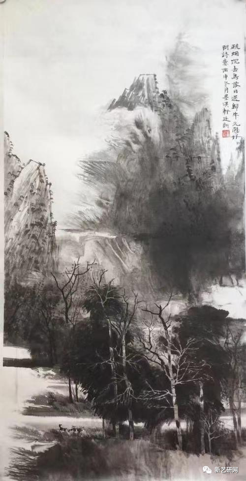 清新悦目 荡气回肠——著名画家董廷新以水墨画展现艺术的力量