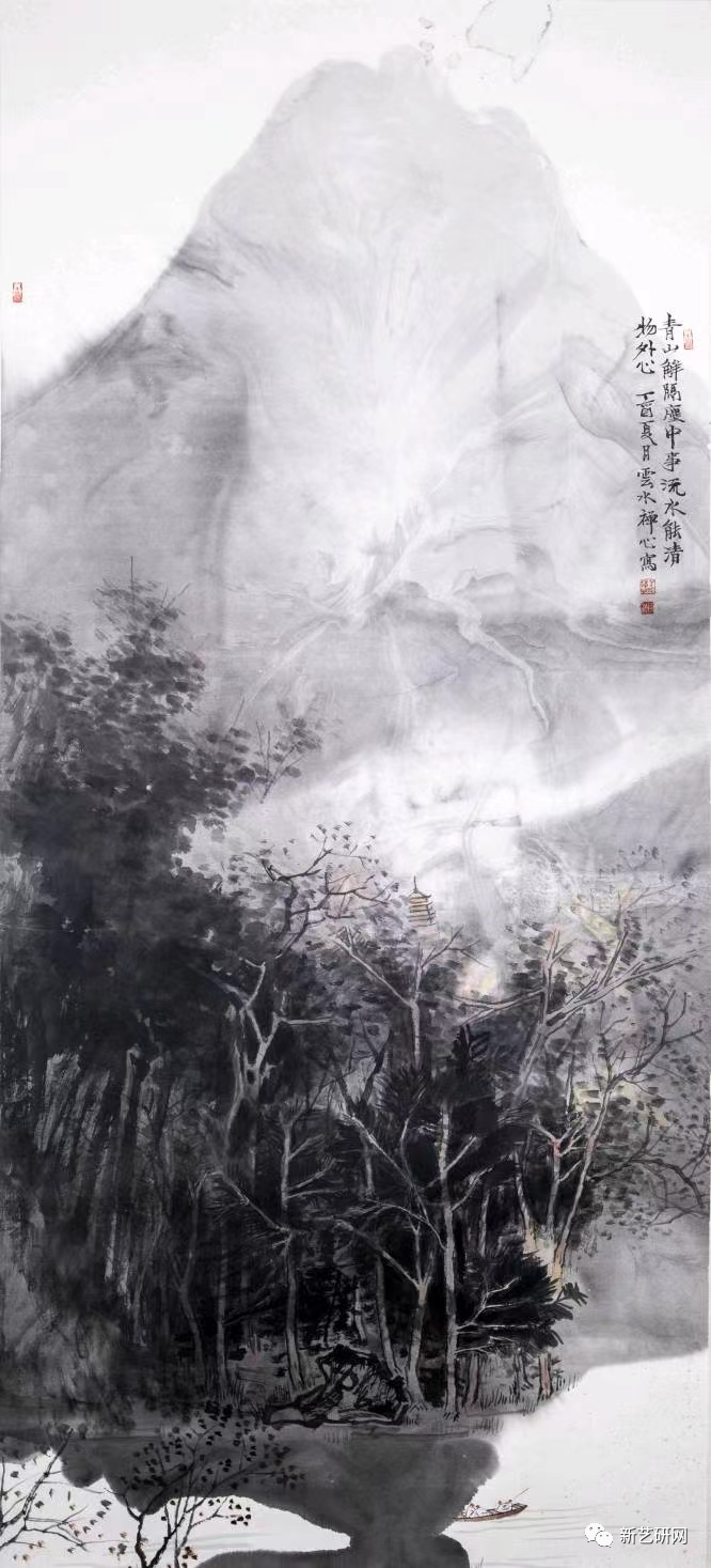 清新悦目 荡气回肠——著名画家董廷新以水墨画展现艺术的力量