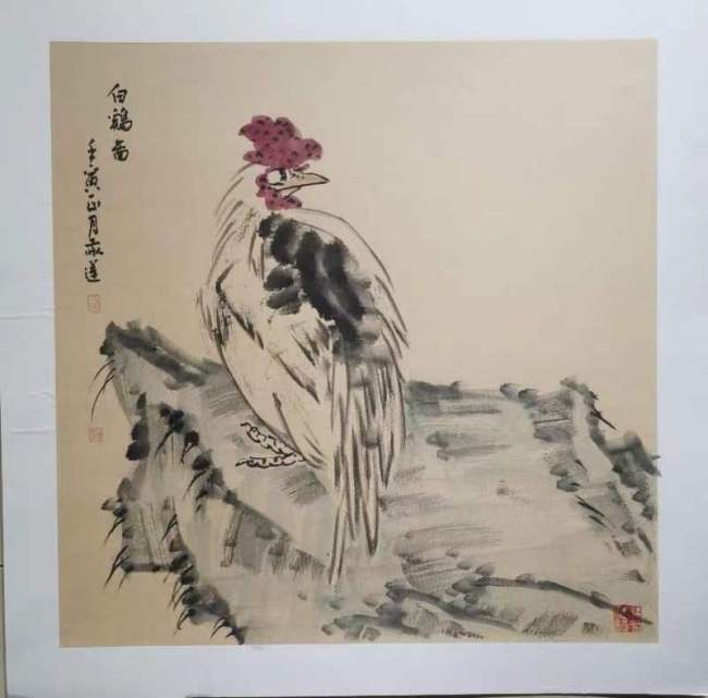 英华鸥鹭墨色好，动人春色不需多——青年画家​张婷水墨花鸟画雅赏