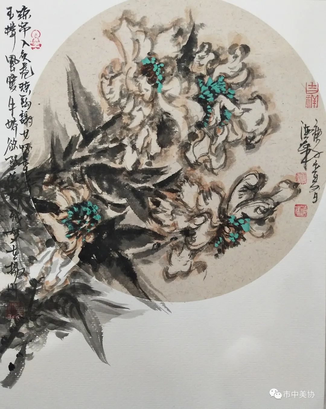 娑婆世界尘埃定，淡墨无痕富贵花——赏青年画家海珠牡丹写生作品