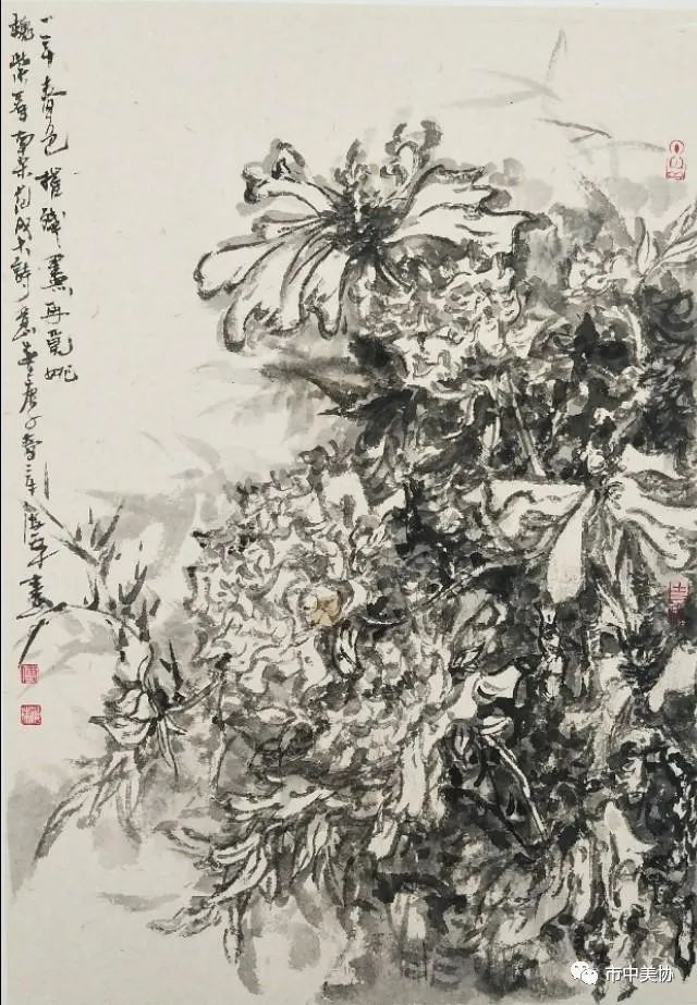 娑婆世界尘埃定，淡墨无痕富贵花——赏青年画家海珠牡丹写生作品