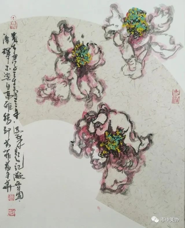 娑婆世界尘埃定，淡墨无痕富贵花——赏青年画家海珠牡丹写生作品