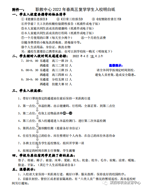 春风十里，不如校园有你——莱西市职业教育中心高三学生正式返校复学