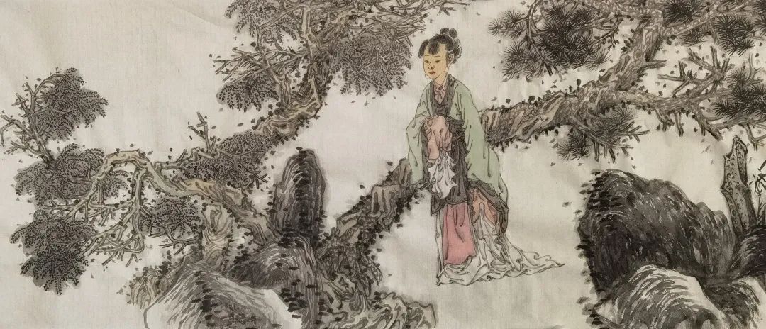 繁复而瑰丽——著名画家徐惠泉水墨重彩人物画的独特语式