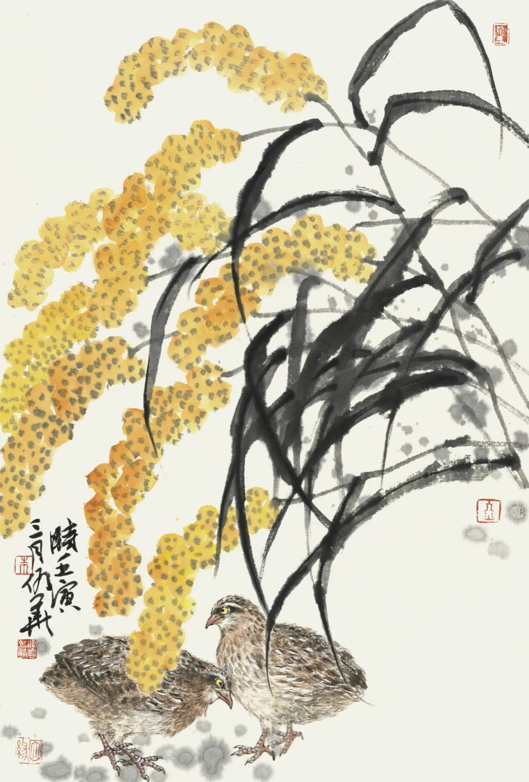 展现大自然的鸣唱与安然 ，“问花——朱佑华花鸟画作品展​”4月22日将在北京开幕