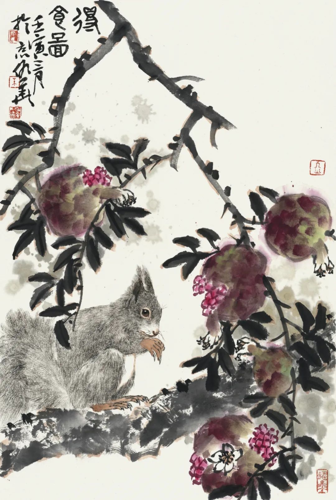 展现大自然的鸣唱与安然 ，“问花——朱佑华花鸟画作品展​”4月22日将在北京开幕