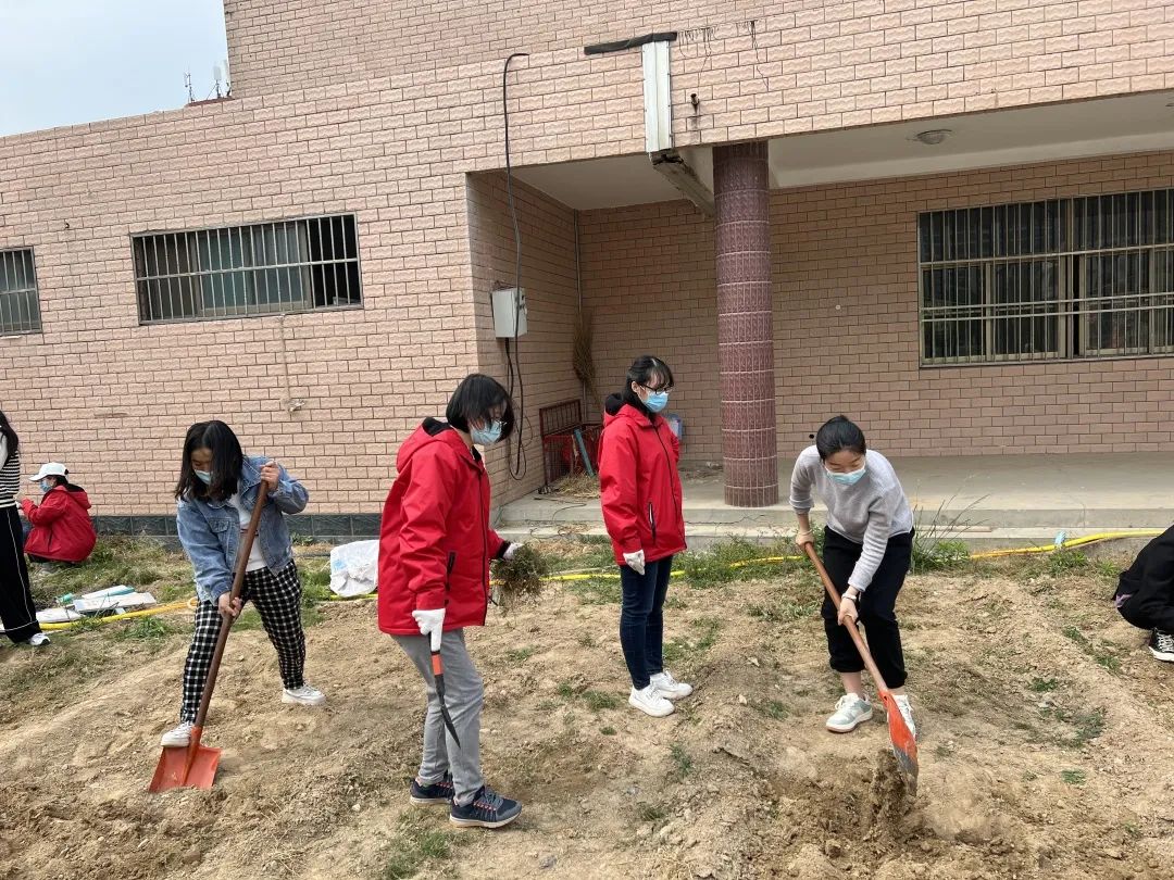 耕耘不辍，共待桃李满园——山师东海实验学校小学部全体教师一起参加农场护理活动