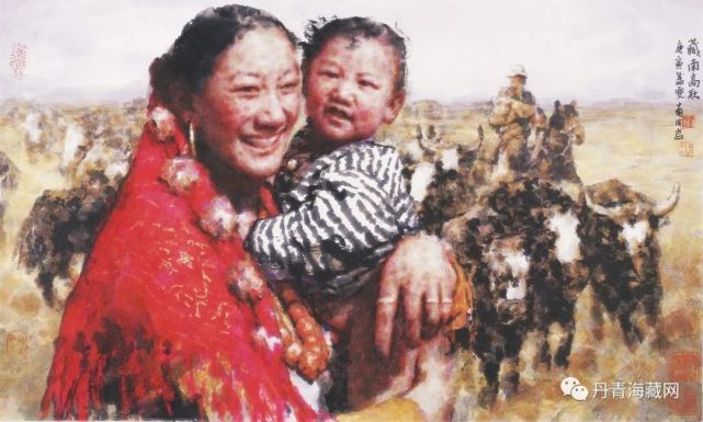 水墨彩小人物，真善美大情怀——著名画家南海岩笔下纯粹而淳美的甘南藏民