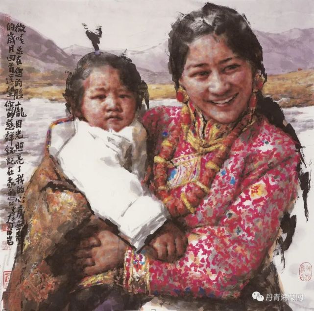 水墨彩小人物，真善美大情怀——著名画家南海岩笔下纯粹而淳美的甘南藏民